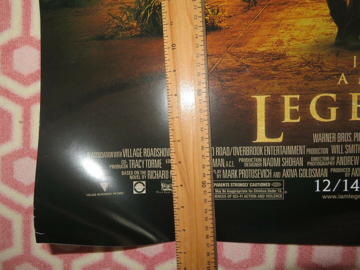 I AM LEGEND US ROLLED POSTER WILL SMITH 2007