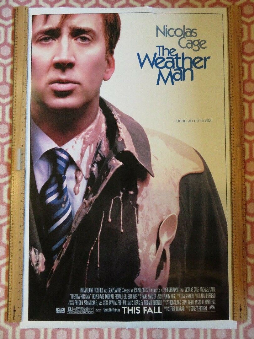 THE WEATHER MAN US ROLLED POSTER NICHOLAS CAGE 2005