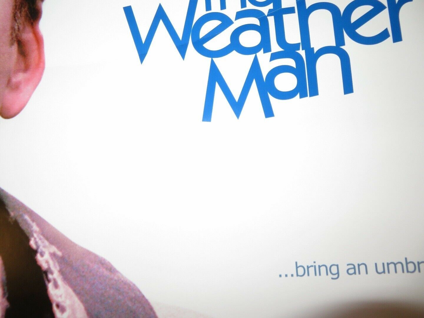 THE WEATHER MAN US ROLLED POSTER NICHOLAS CAGE 2005