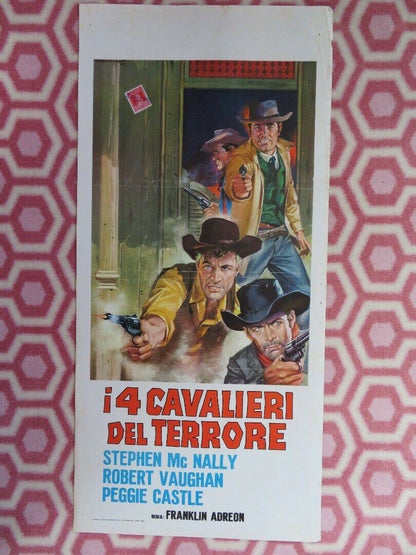 I 4 CAVALIERI DEL TERRORE ITALIAN LOCANDINA (27.5"x 13") POSTER STEPHEN MCNALLY