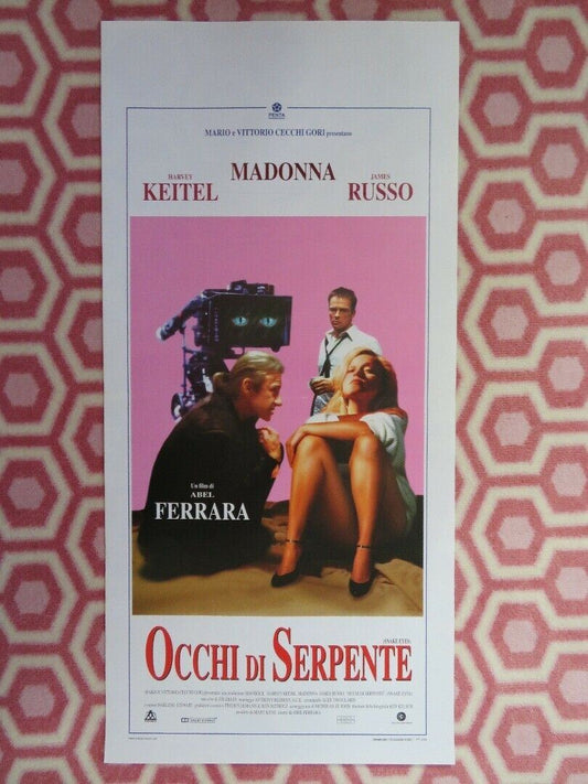 OCCHI DI SEPRENTE/ Dangerous Game ITALIAN LOCANDINA (27.5"x 13") POSTER 1993