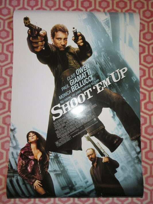 SHOOT EM' UP  US ROLLED POSTER CLIVE OWEN PAUL GIAMATTI 2007