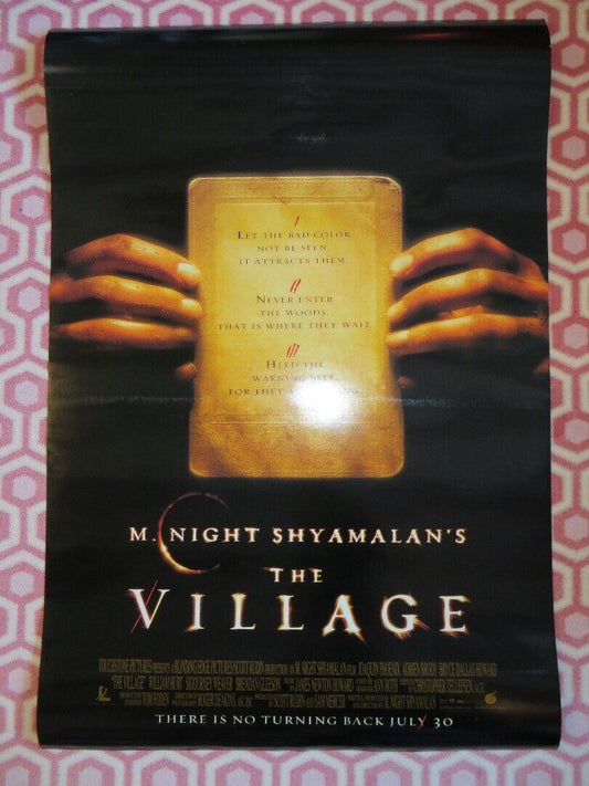 THE VILLAGE US ROLLED POSTER JOAQUIN PHOENIX  M. NIGHT SHYAMALAN 2004