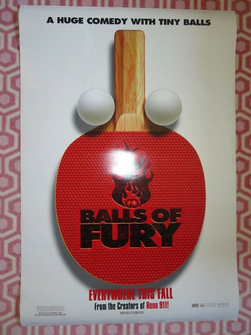 BALLS OF FURY  US ROLLED POSTER DAN FOGLER GEORGE LOPEZ 2007