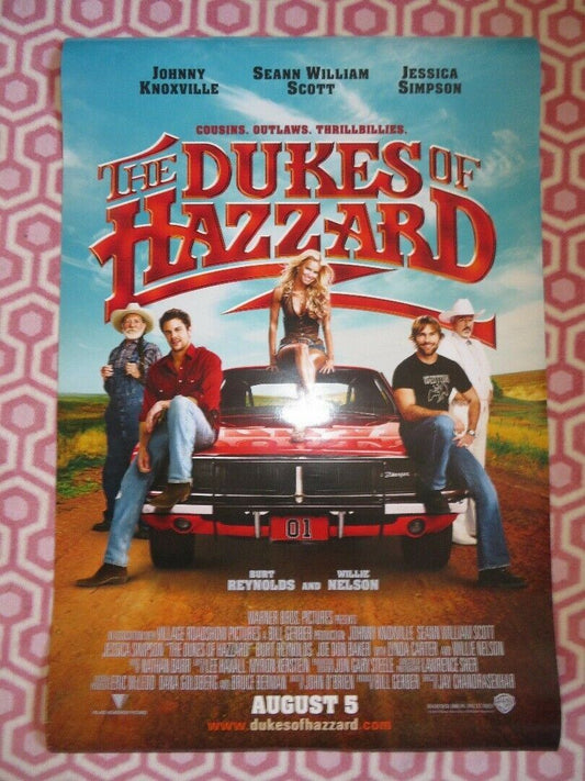 THE DUKES OF HAZZARD  US ROLLED POSTER JOHNNY KNOXVILLE JESSICA SIMPSON 2005