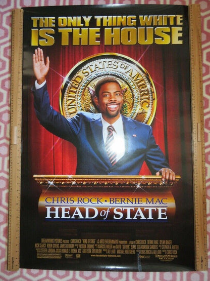 HEAD OF STATE  US ROLLED POSTER CHRIS ROCK BERNIE MAC 2003