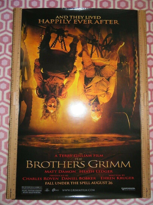 BROTHERS GRIMM  US ROLLED POSTER HEATH LEDGER MATT DAMON 2005