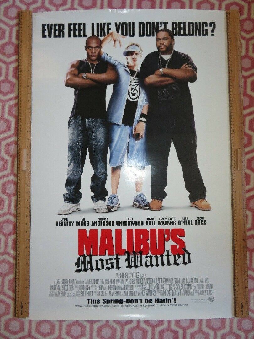 MALIBU'S MOST WANTED  US ROLLED POSTER SNOOP DOGG JAMIE KENNEDY 2003