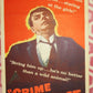 CRIME AGAINST JOE US INSERT (14"x 36") POSTER JOHN BROMFIELD JULIE LONDON 1956