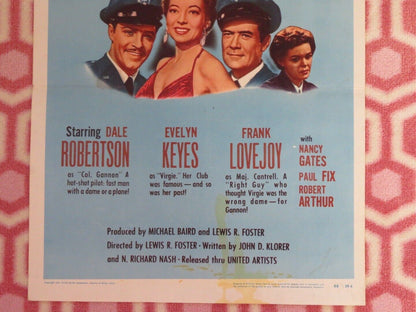 TOP OF THE WORLD US INSERT (14"x 36") POSTER DALE ROBERTSON EVELYN KEYES 1955