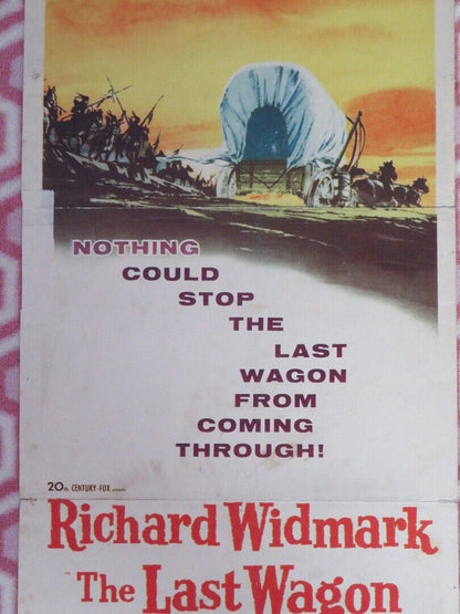 THE LAST WAGON US INSERT (14"x 36") POSTER RICHARD WIDMARK 1956