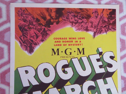 ROGUE'S MARCH US INSERT (14"x 36") POSTER PETER LAWFORD RICHARD GREENE 1953