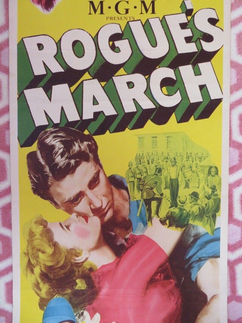 ROGUE'S MARCH US INSERT (14"x 36") POSTER PETER LAWFORD RICHARD GREENE 1953