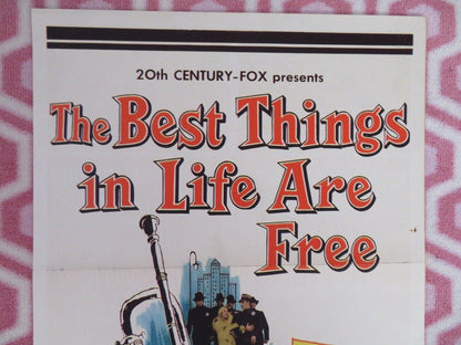 THE BEST THINGS IN LIFE ARE FREE US INSERT (14"x 36") POSTER GORDON MACRAE 1956