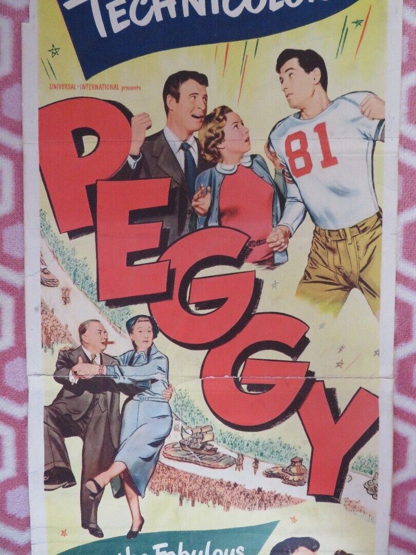 PEGGY  US INSERT (14"x 36") POSTER DIANA LYNN CHARLES COBURN 1950