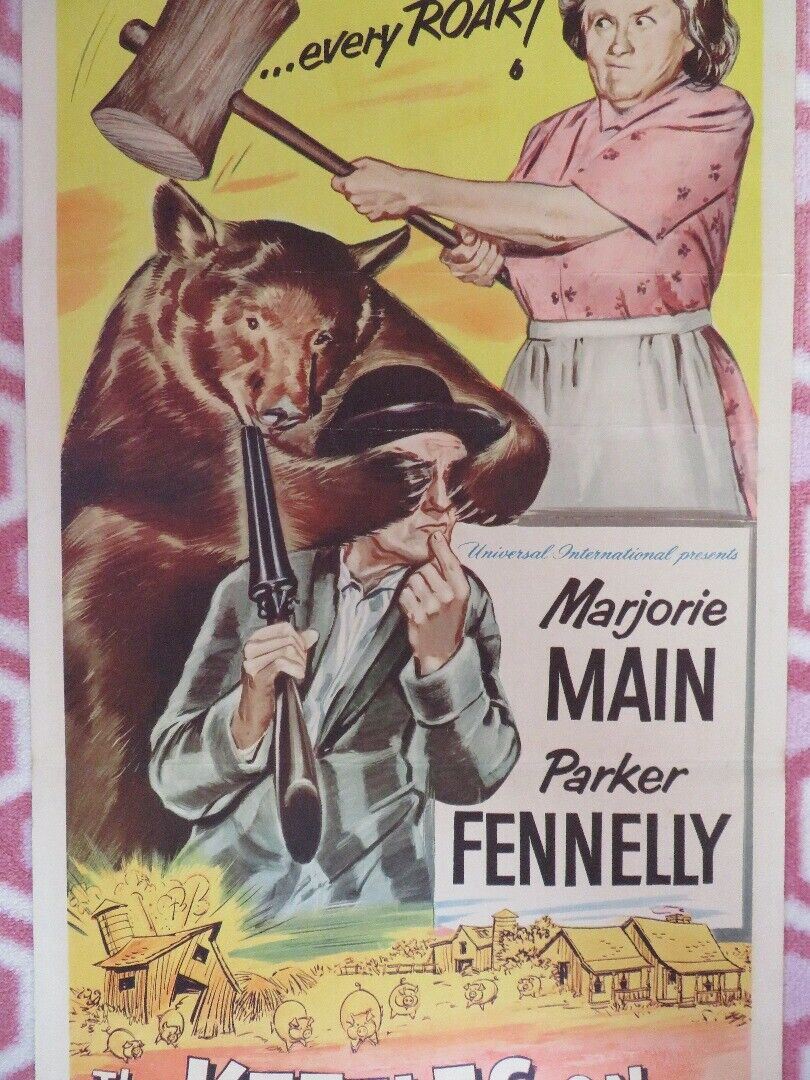 THE KETTLES ON OLD MACDONALD'S FARM US INSERT (14"x 36") POSTER MARJORIE MAIN