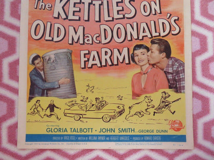 THE KETTLES ON OLD MACDONALD'S FARM US INSERT (14"x 36") POSTER MARJORIE MAIN