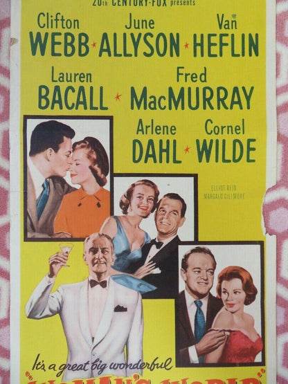 WOMAN'S WORLD US INSERT (14"x 36") POSTER CLIFTON WEBB JUNE ALLYSON VAN HEFLIN