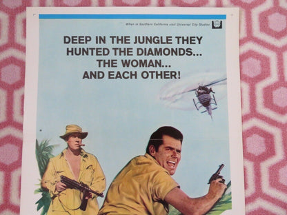 THE PINK JUNGLE US INSERT (14"x 36") POSTER JAMES GARNER GEORGE KENNEDY 1968