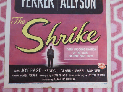 THE SHRIKE US INSERT (14"x 36") POSTER JOSE FERRER JUNE ALLYSON 1955