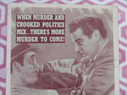 KILLER AT LARGE US INSERT (14"x 36") POSTER ROBERT LOWERY ANABEL SHAW  1947