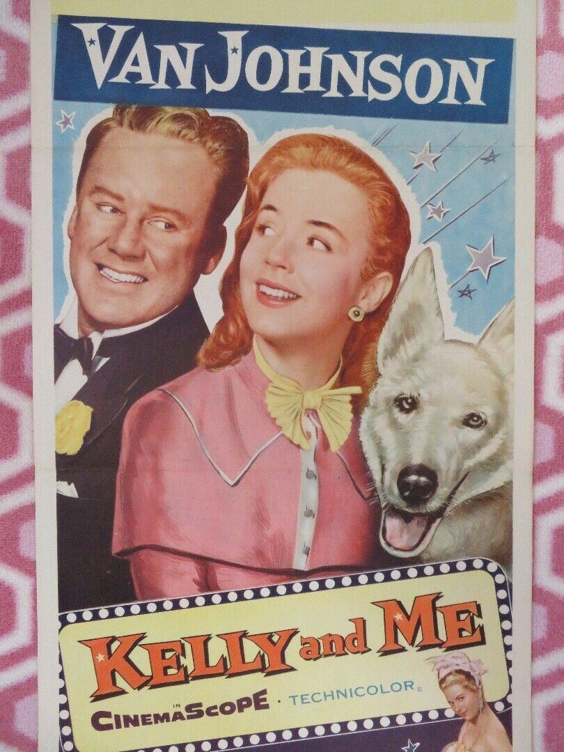 KELLY AND ME US INSERT (14"x 36") POSTER VAN JOHNSON PIPER LAURIE 1957