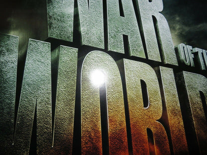 WAR OF THE WORLDS TEASER US ONE SHEET ROLLED POSTER TOM CRUISE SPIELBERG 2005