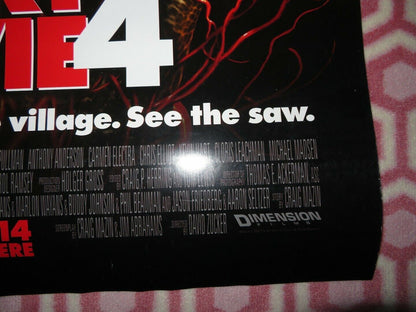 SCARY MOVIE 4 ONE SHEET ROLLED POSTER DAVID ZUCKER ANNA FARIS 2006