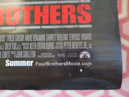 FOUR BROTHERS  ONE SHEET ROLLED POSTER  MARK WAHLBERG TYRESE GIBSON 2005