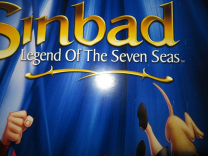 SINBAD: LEGEND OF THE SEVEN SEAS ONE SHEET ROLLED POSTER BRAD PITT 2003