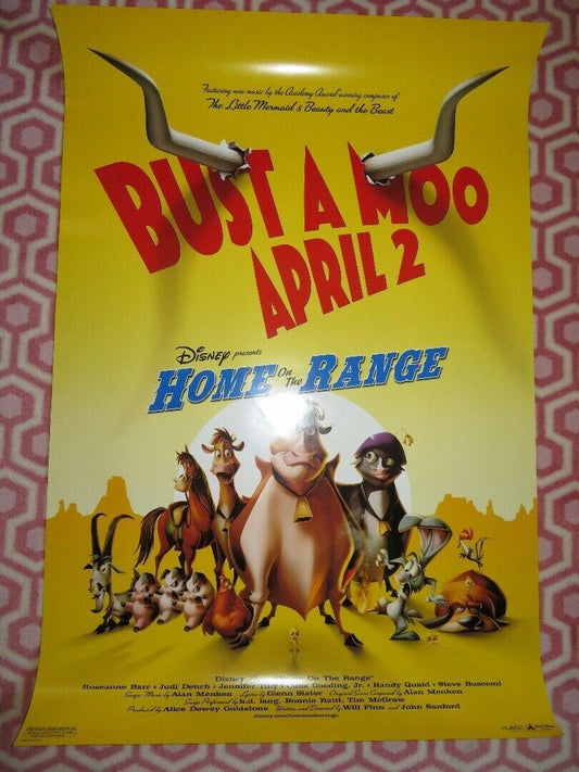 HOME ON THE RANGE ONE SHEET ROLLED POSTER DISNEY JUDI DENCH JENNIFER TILLY 2004