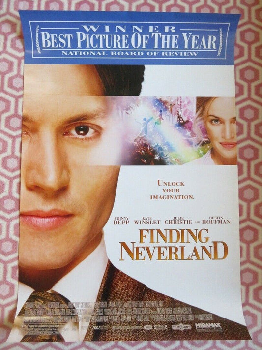 FINDING NEVERLAND  ONE SHEET ROLLED POSTER JOHNNY DEPP KATE WINSLET 2004