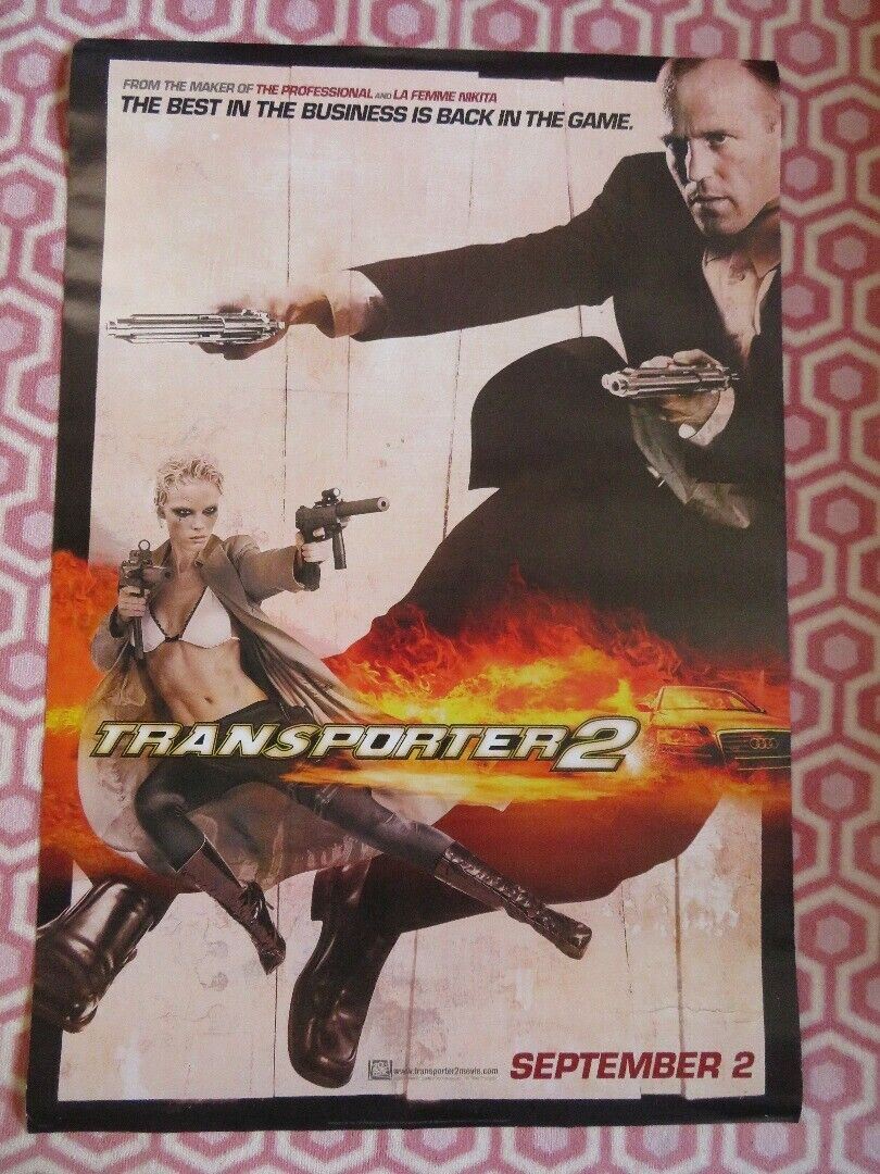 TRANSPORTER 2 VERSION A ONE SHEET ROLLED POSTER JASON STATHAM 2005