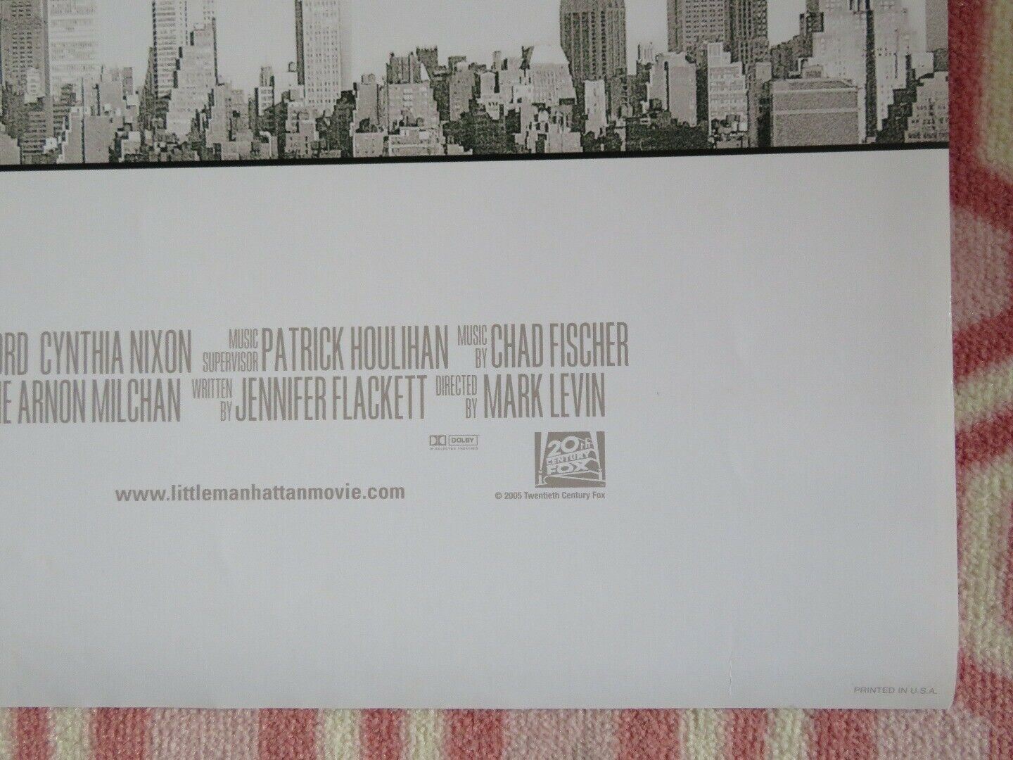 LITTLE MANHATTAN VERSION A  US ONE SHEET ROLLED JOSH HUTCHERSON 2005