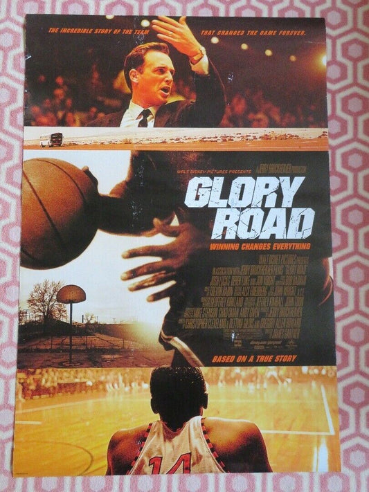 GLORY ROAD US ONE SHEET ROLLED DISNEY JOSH LUCAS DEREK LUKE 2006