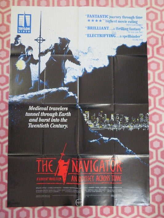 THE NAVIGATOR:AN ODYSSEY ACROSS TIME VIDEO POSTER FOLDED B LYONS C HAYWOOD '89