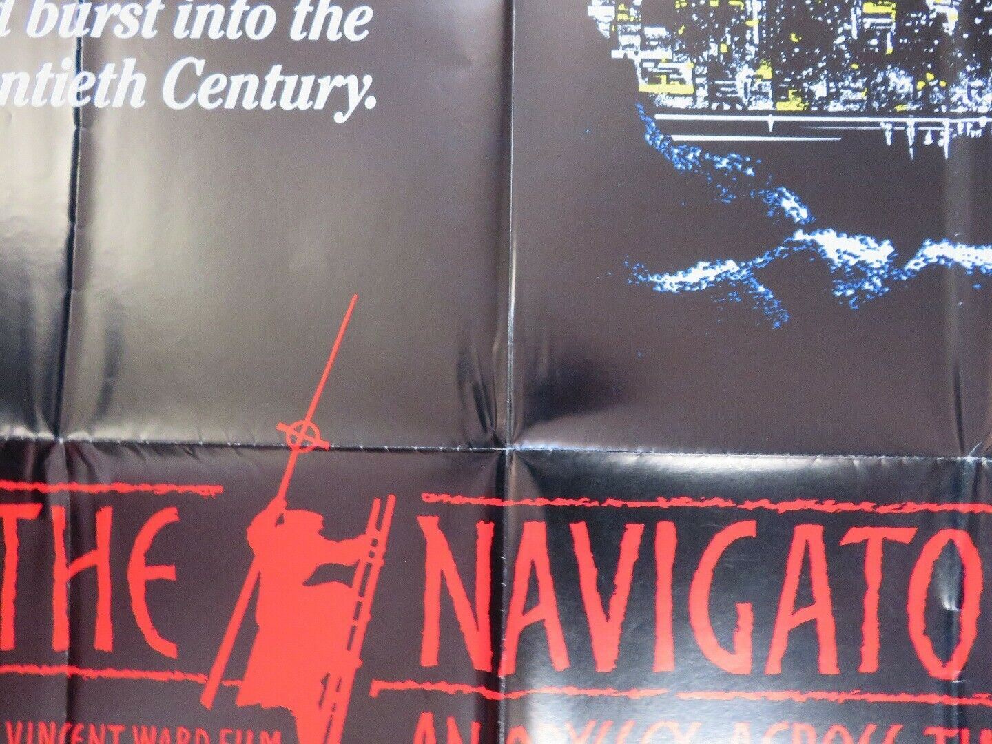 THE NAVIGATOR:AN ODYSSEY ACROSS TIME VIDEO POSTER FOLDED B LYONS C HAYWOOD '89