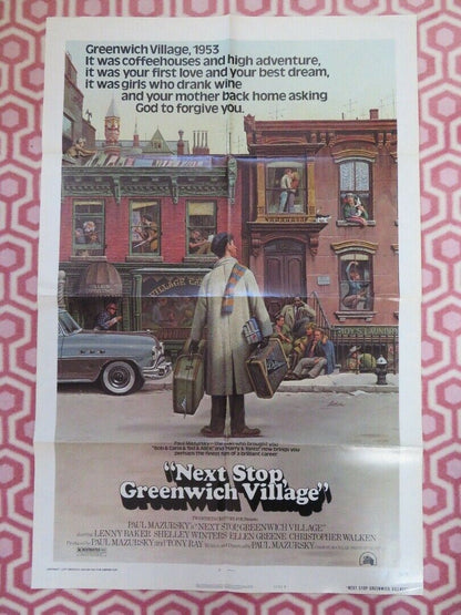 NEXT STOP GREENWICH VILLAGE STYLE B US ONE SHEET POSTER L BAKER S WINTERS 1975