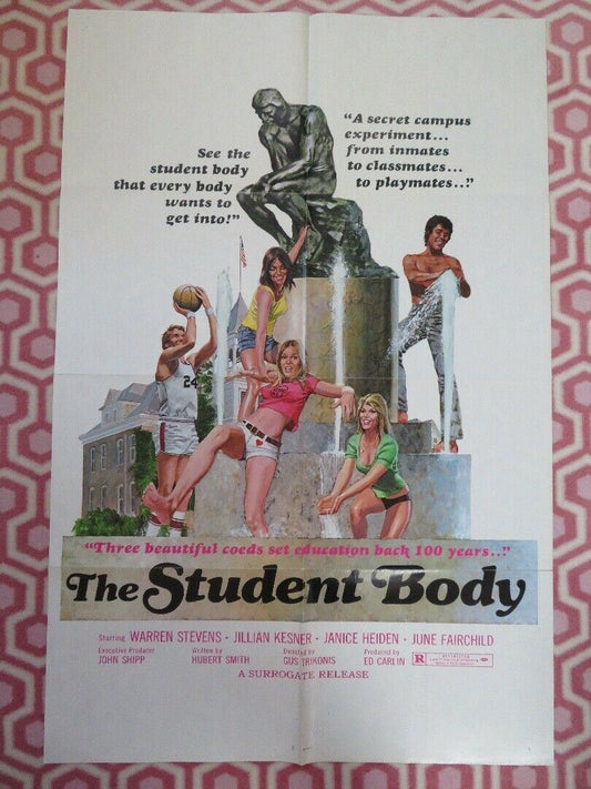 STUDENT BODY US ONE SHEET POSTER WARREN STEVEN JILLIAN KESNER 1976