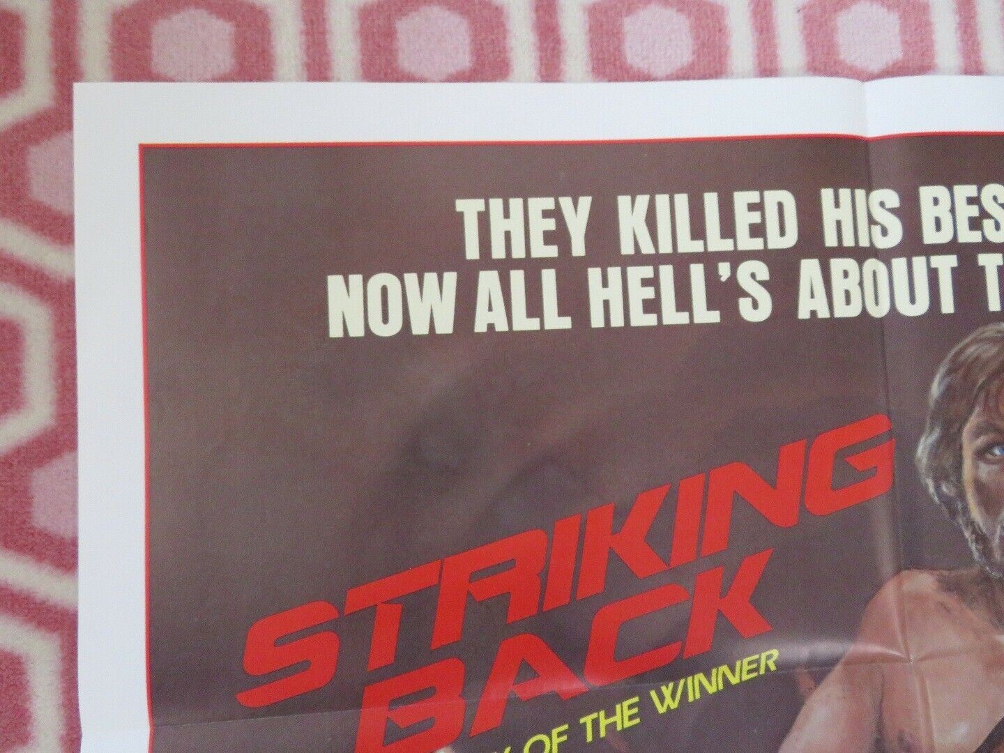 STRIKING BACK / SEARCH & DESTROY US ONE SHEET POSTER P KING D STROUD 1981/1979