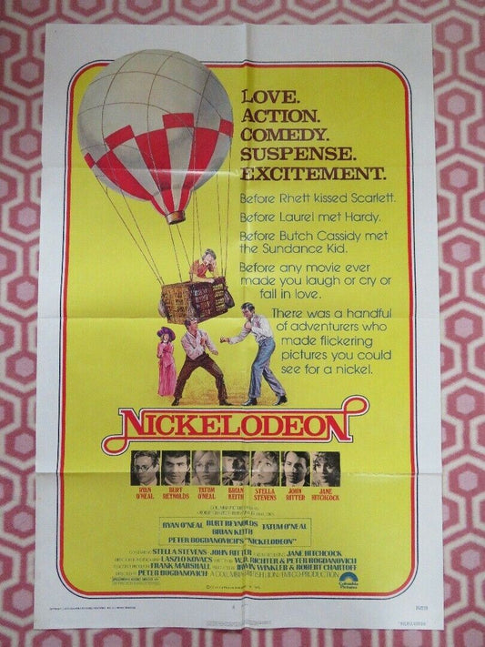 NICKELODEON US ONE SHEET POSTER BURT REYNOLDS RYAN O'NEAL 1976