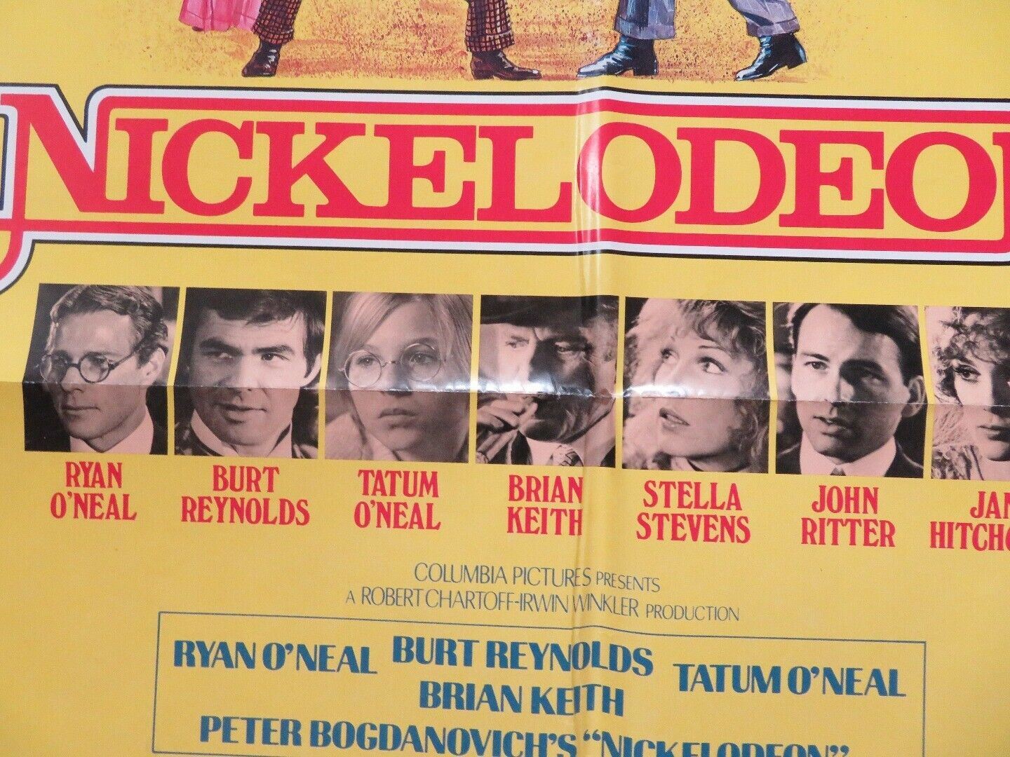 NICKELODEON US ONE SHEET POSTER BURT REYNOLDS RYAN O'NEAL 1976