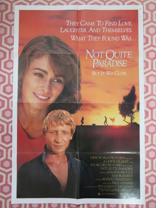 NOT QUITE PARADISE US ONE SHEET POSTER JOANNA PACULA 1985