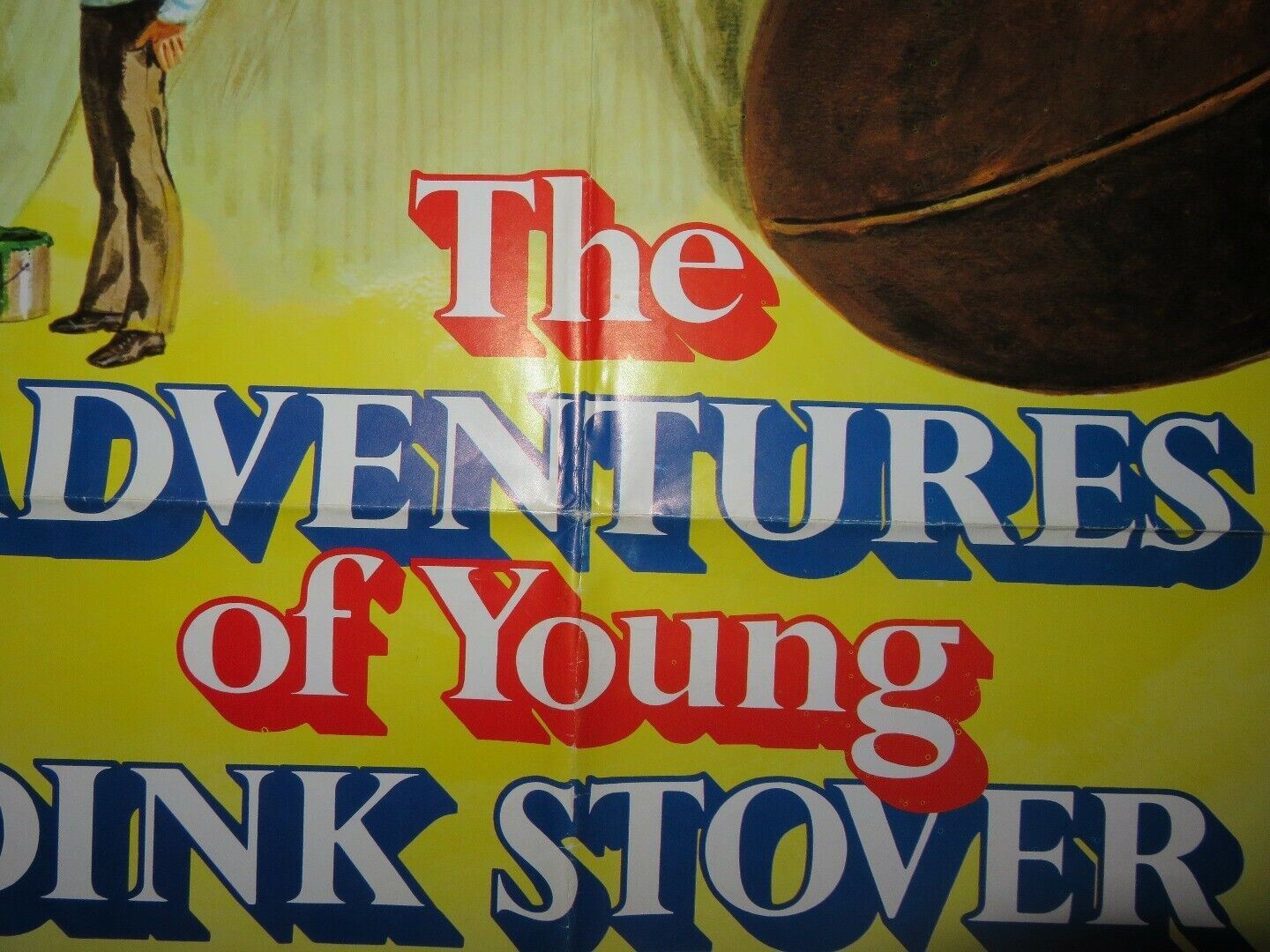 THE ADVENTURES OF YOUNG DINK STOVER (HAPPY YEARS) US ONE SHEET POSTER  R1973