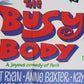 THE BUSY BODY US ONE SHEET POSTER WILLIAM CASTLE 1967