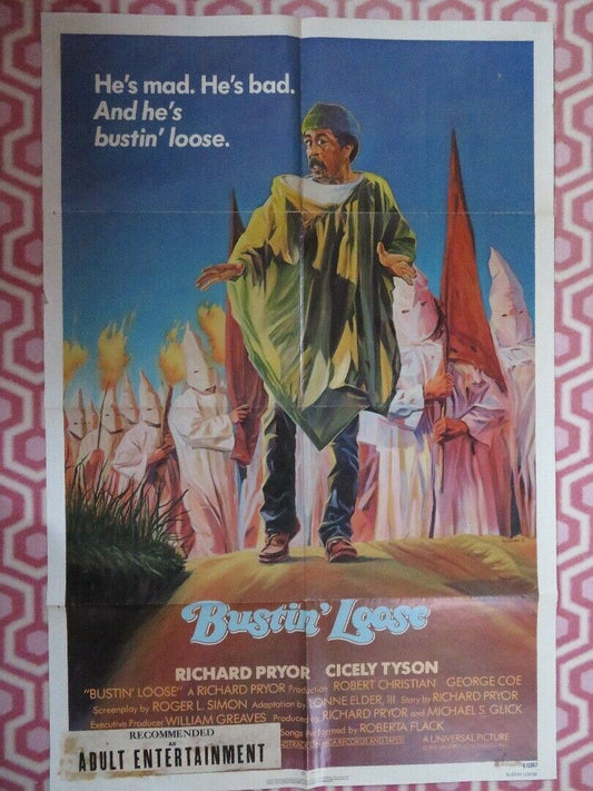 BUSTIN' LOOSE US ONE SHEET  POSTER  CICELY TYSON 1981