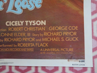 BUSTIN' LOOSE US ONE SHEET  POSTER  CICELY TYSON 1981