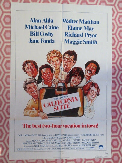 CALIFORNIA SUITE US ONE SHEET POSTER ALDA MICHAEL CAINE 1978