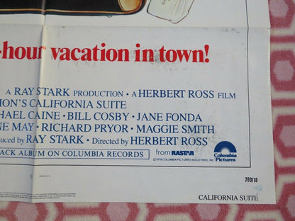 CALIFORNIA SUITE US ONE SHEET POSTER ALDA MICHAEL CAINE 1978