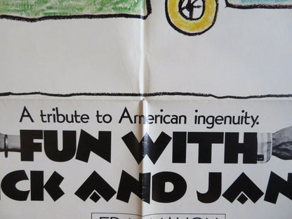 FUN WITH DICK AND JANE US ONE SHEET POSTER GEORGE SEGAL JANE FONDA 1977